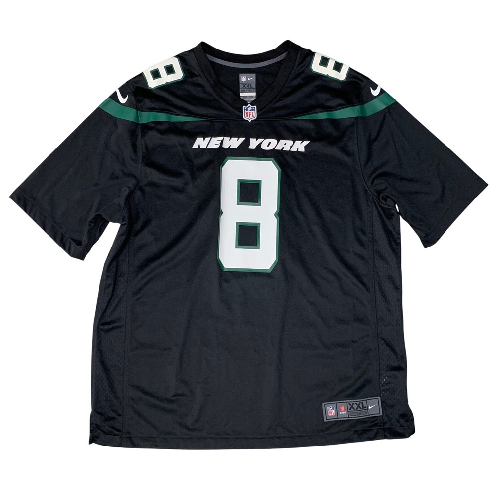Nike Elijah Moore #8 New York Jets NFL Jersey Men's XXL‎ Black Green